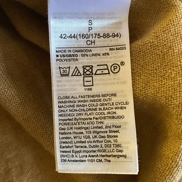 Gap Linen Blend Cardigan - Size S - Picture 8 of 9